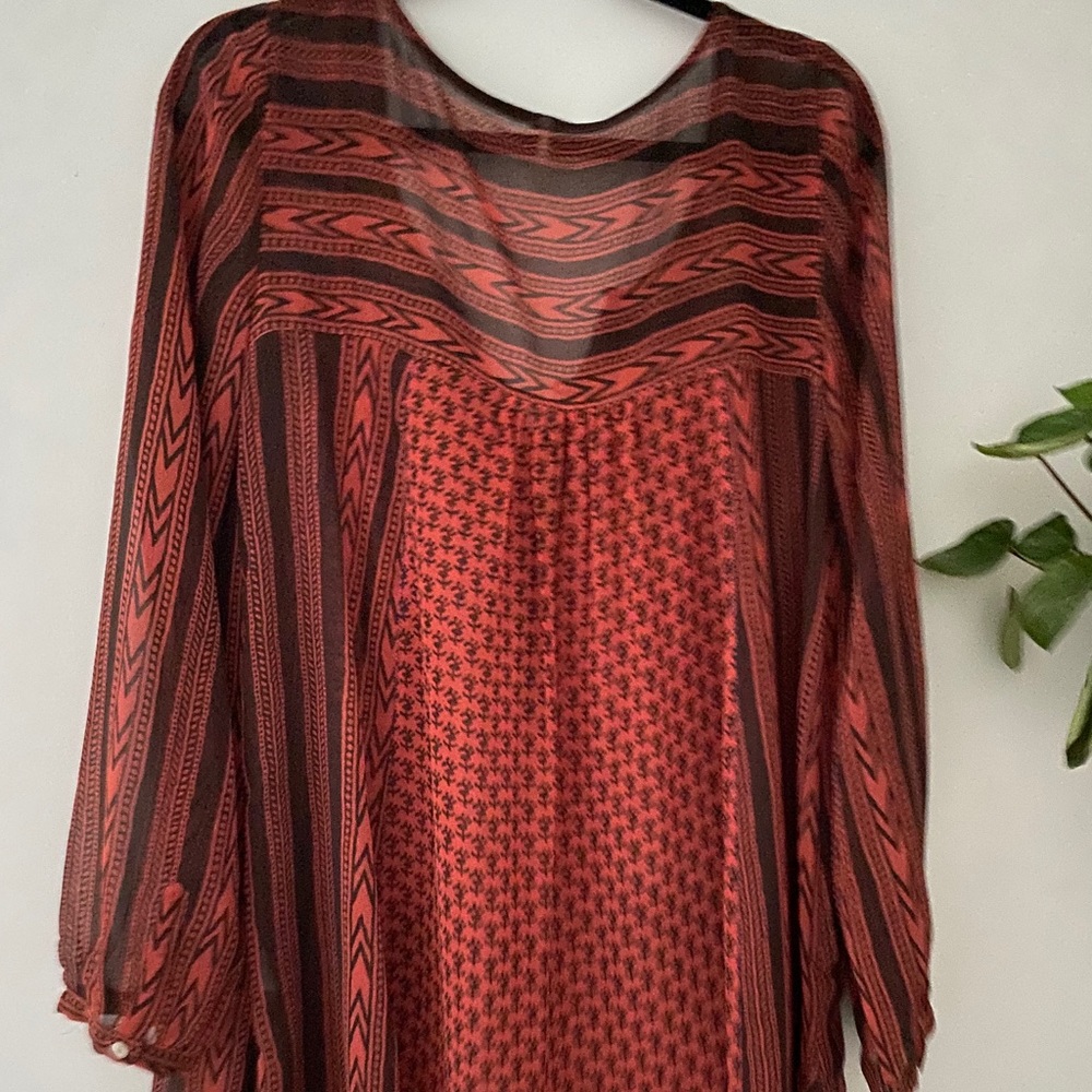 Free People Boho Tunic Blouse - Picture 2 of 3